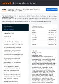 44 Bus Time Schedule & Line Route
