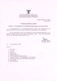 Circular Admin 21 Lal Path L