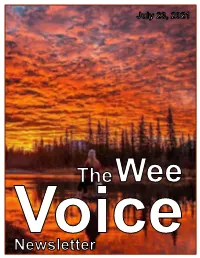 Wee Voice Jul 23 2021 For