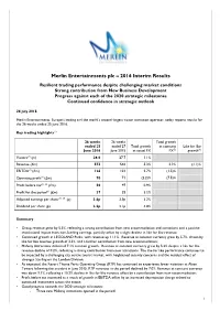 2016 Interim Results