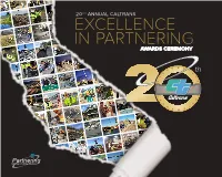 2020 Caltrans Partnering Ceremony Program