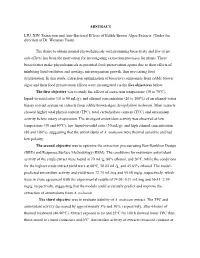 ABSTRACT LIU, XIN. Extraction and Anti-Bacterial Effects of Edible