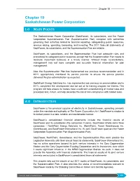 Chapter 19 Saskatchewan Power Corporation 1.0 MAIN POINTS