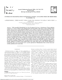 Controls on Dolomitization in Extensional Basins: an Example from the Derbyshire Platform, U.K