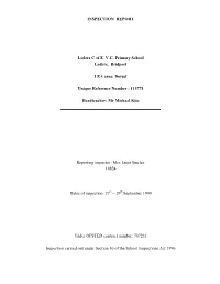 INSPECTION REPORT Loders C of E V.C. Primary School Loders