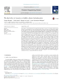 The Dual Effect of Viscosity on Bubble Column Hydrodynamics