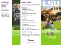 Making Tracks University Louisiana State Things to Do First Stop Stay a While