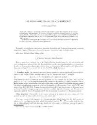 On Stochastic Sea of the Standard Map