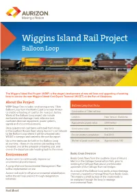 Wiggins Island Rail Project Balloon Loop