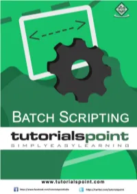 Preview Batch Script Tutorial (PDF Version)