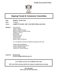 (Public Pack)Agenda Document for Epping Forest & Commons