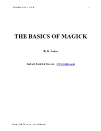 The Basics of Magick 1