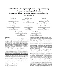 A Stochastic-Computing Based Deep Learning Framework Using