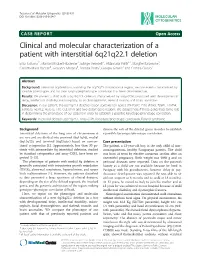 Clinical and Molecular Characterization of a Patient With