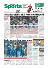 Samba Gets Set for Shanghai