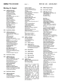 Swr2 Programm Kw 34