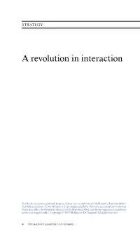 A Revolution in Interaction.Pdf