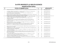 2015 PG Dissertation Topics.Pdf