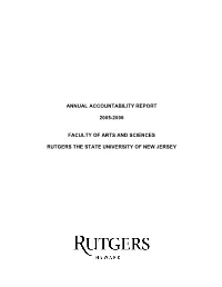 As We Enter the 2005-06 Academic Year, It Is Clear That Rutgers-Newark