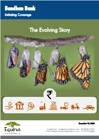 Bandhan Bank Initiating Coverage
