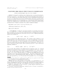Computing the Jordan Structure of an Eigenvalue∗