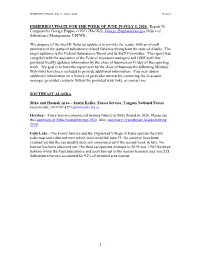 Fisheries Update for the Week of June 29-July 5, 2020