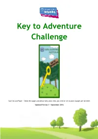 Key to Adventure Challenge