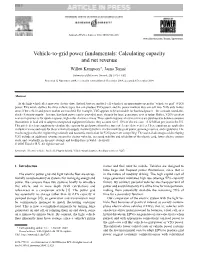 Vehicle-To-Grid Power Fundamentals: Calculating Capacity and Net Revenue Willett Kempton ∗, Jasna Tomic´