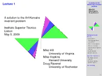 A Solution to the Arf-Kervaire Invariant Problem
