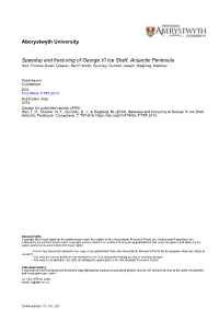 Aberystwyth University Speedup and Fracturing of George VI Ice Shelf