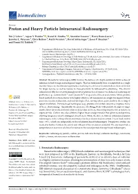 Proton and Heavy Particle Intracranial Radiosurgery