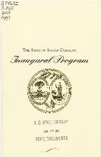 S.C. State Libhary State Documents