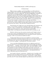 The Anthologist by Nicholson Baker