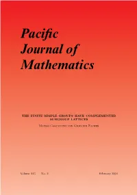 The Finite Simple Groups Have Complemented Subgroup Lattices
