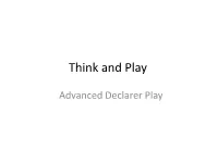 5. Advanced Declarer Play