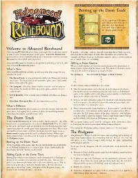 Advanced Runebound the Doom Track the Endgame Setting up The