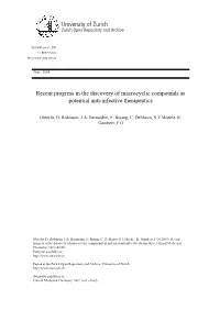 'Recent Progress in the Discovery of Macrocyclic Compounds As