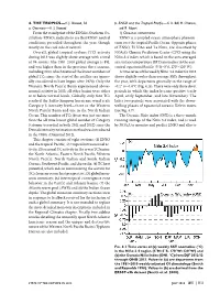 S133 2) Atmospheric Circulation on the Whole, Near-Average Atmo- Spheric Wind and Convection Patterns Reflected ENSO-Neutral Throughout the Year (Figs