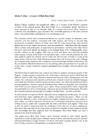 While Focussing on the Career and Life of Bhai Ram Singh and His Unique Contribution to Amritsar and Lahore, I Propose to Touch