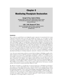 Chapter 6 Monitoring Floodplain Restoration
