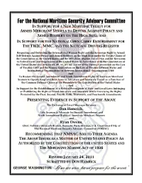 Proposal for Nmsac on Second Amendment Rights of Seamen