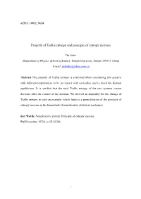 0802.3424 Property of Tsallis Entropy and Principle of Entropy