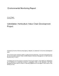 47305-002: Horticulture Value Chain Development Project