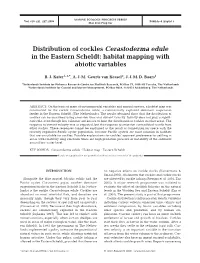 Distribution of Cockles Cerastoderma Edule in the Eastern Scheldt: Habitat Mapping with Abiotic Variables