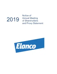 Notice of Annual Meeting of Shareholders and Proxy Statement