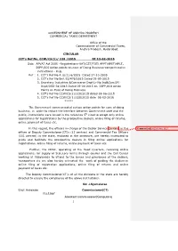 Sd/ J.Syamalarao Encl: Annexure Commissioner(CT) //T.C.F.Bo// Assistant Commissioner(Computers) 1