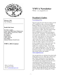 YMVA Newsletter Website