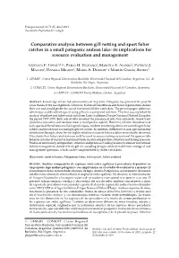 Comparative Analysis Between Gill Netting and Sport Fisher Catches in a Small Patagonic Andean Lake: Its Implications for Resource Evaluation and Management