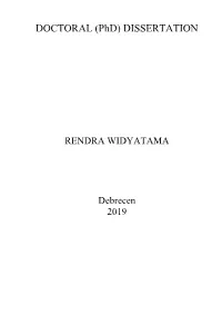 DOCTORAL (Phd) DISSERTATION