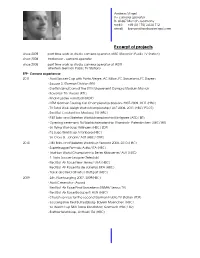 Excerpt of Projects